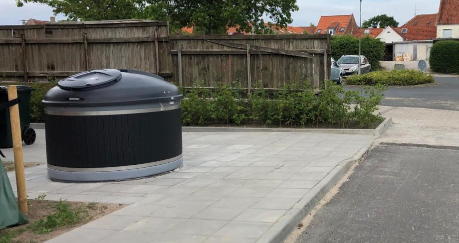 Nedgravet affaldsløsning